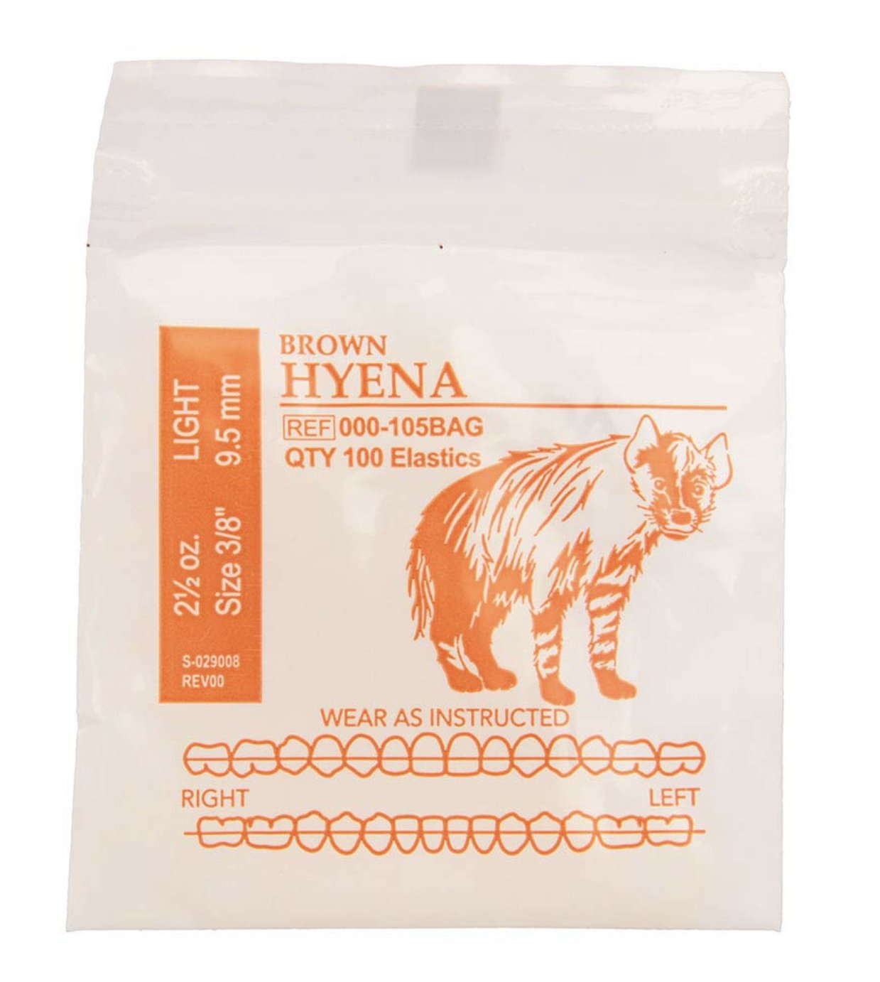 Thun liên hàm Wildlife Series Latex Elastics lực Light/Medium/Heavy (100 sợi/gói) (Set 5 gói) - Ảnh 6