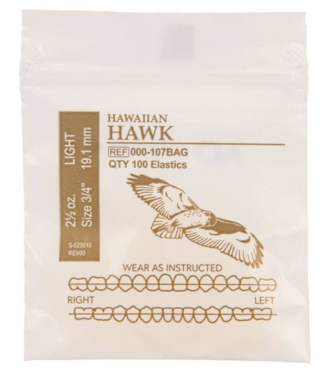 Thun liên hàm Wildlife Series Latex Elastics lực Light/Medium/Heavy (100 sợi/gói) (Set 5 gói) - Ảnh 8
