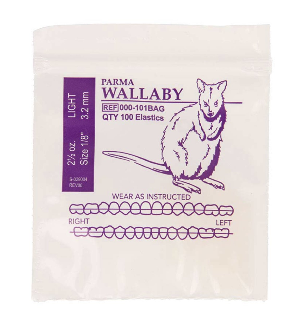 Thun liên hàm Wildlife Series Latex Elastics lực Light/Medium/Heavy (100 sợi/gói) (Set 5 gói) - Ảnh 2