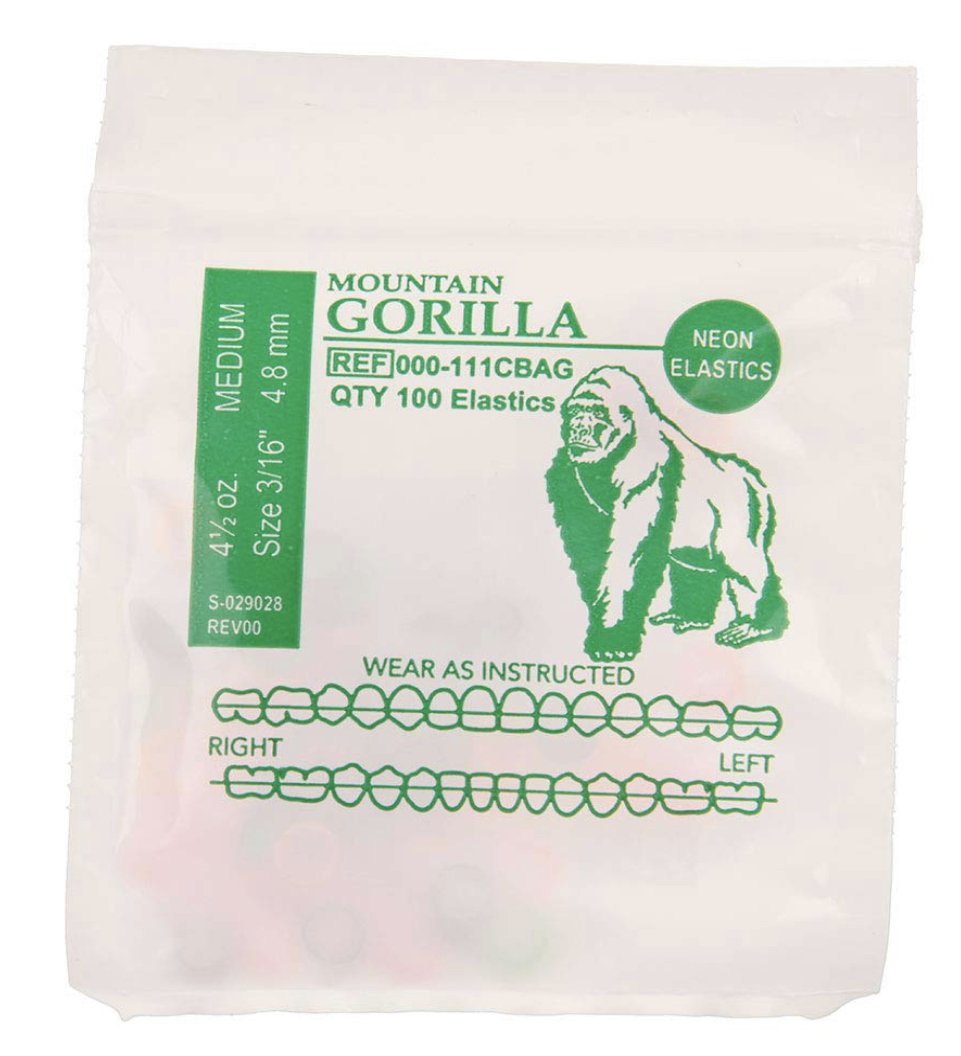 Thun liên hàm Wildlife Series Latex Elastics lực Light/Medium/Heavy (100 sợi/gói) (Set 5 gói) - Ảnh 10