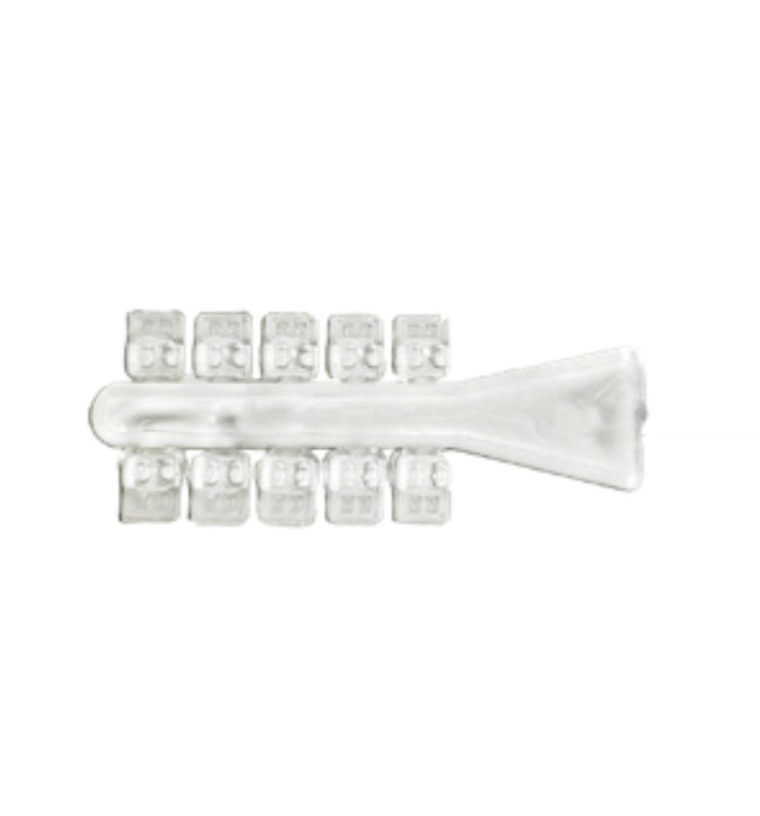 Thun chêm xoay Rotation Wedges Clear (100c/bao) - Ảnh 2