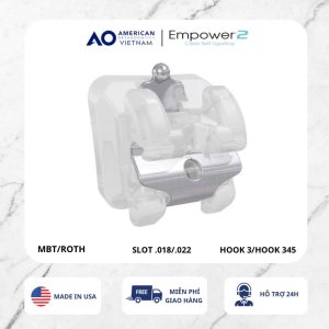 Mắc cài sứ tự buộc EMPOWER CLEAR (20 chiếc/bộ)
