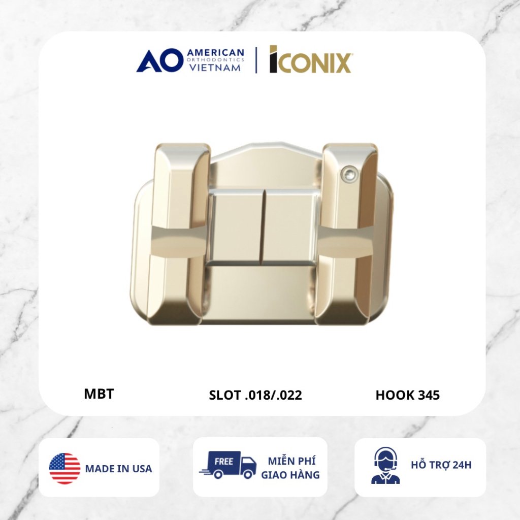 Mắc cài thẩm mỹ ICONIX (20 chiếc/bộ)