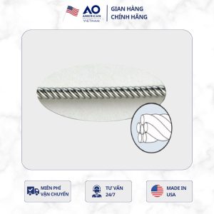 Dây bện 6 sợi SS Co-Ax Tròn các loại