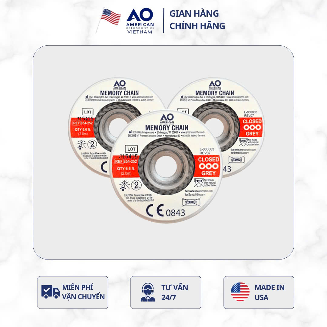 Thun Chuỗi Memory Chain – American Orthodontics